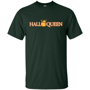 Halloqueen T-Shirt | Womens Halloween Pumpkin Queen T-shirt