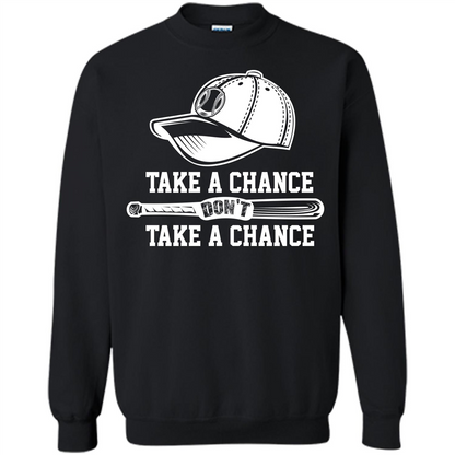 Football T-shirt Take A Chance Don't Take A Chance Black