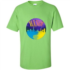 Love Vietnam T-shirt Hanoi Skyline Horizon Sunset