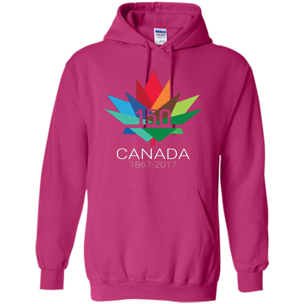 Canada 150 Years - Maple Leaf T-Shirt Heliconia