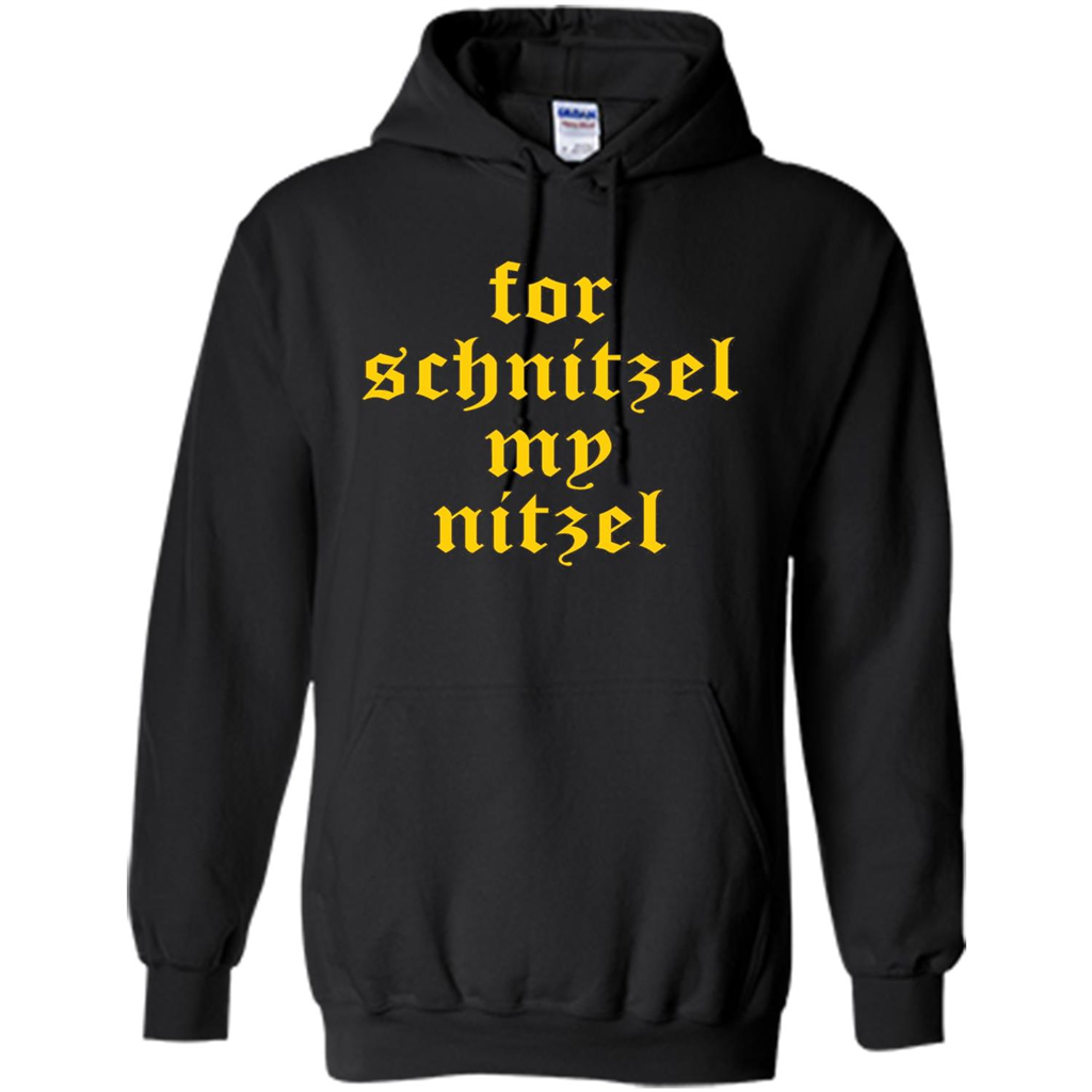 For Schnitzel My Nitzel Funny Oktoberfest T-shirt Black