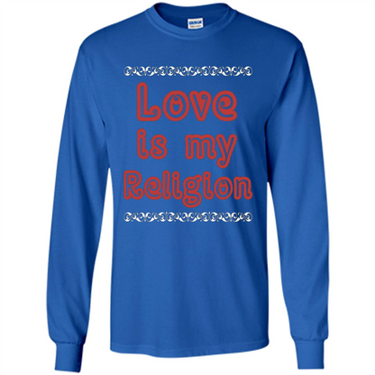 Love Is My Religion T-shirt Royal