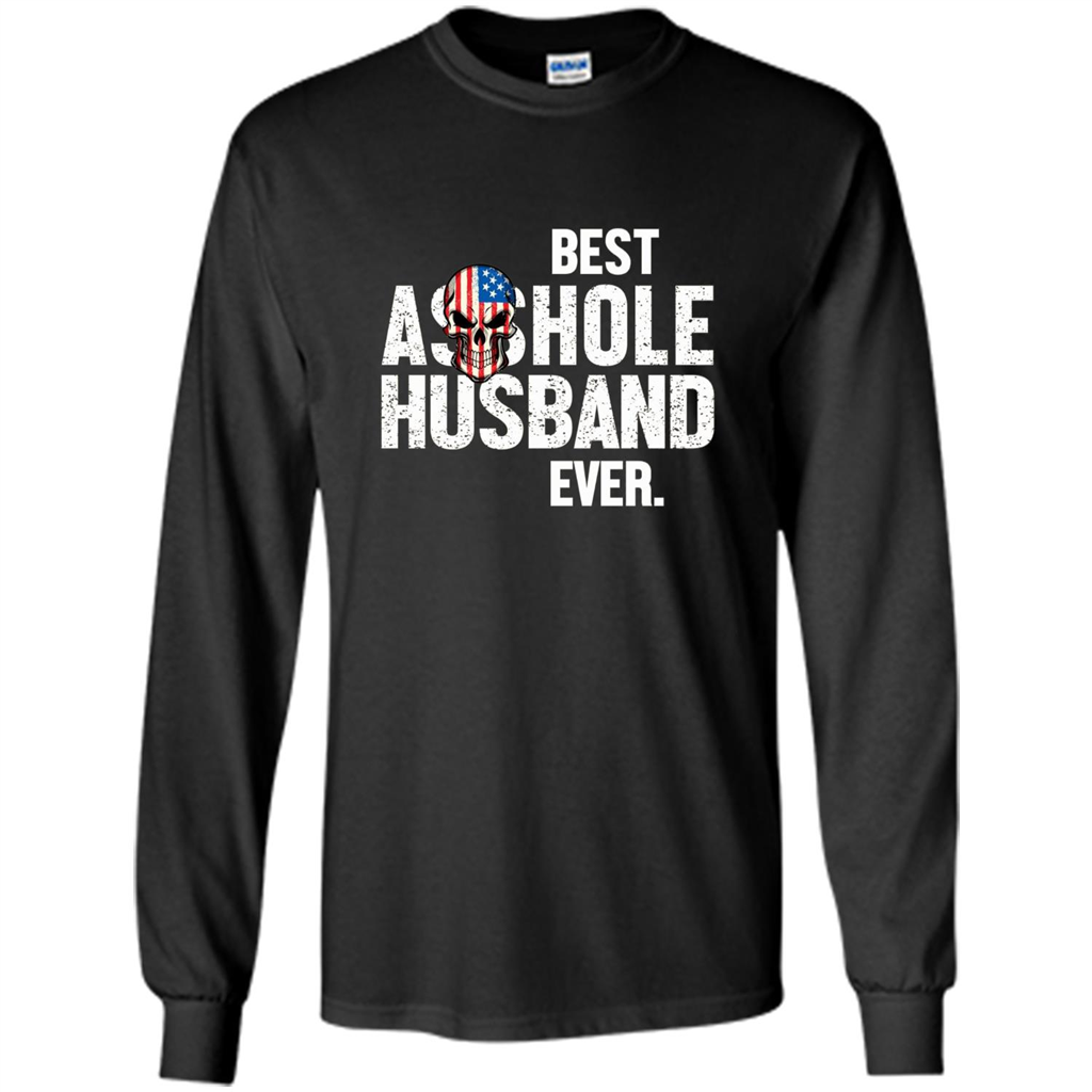 Best Asshole Husband Ever Funny T-shirt Black