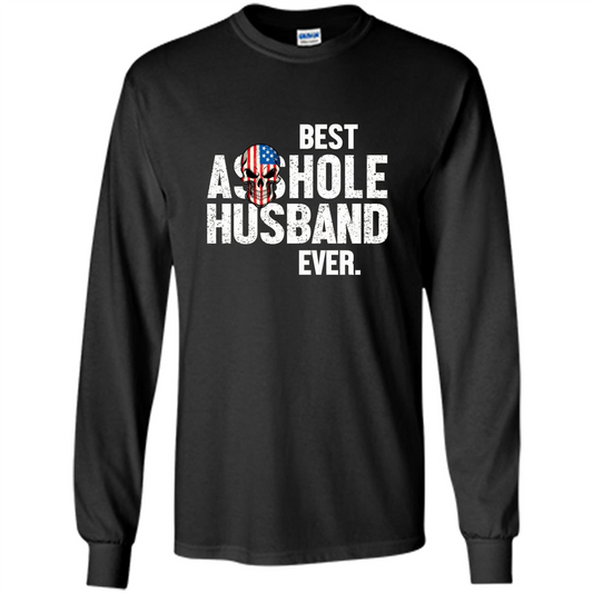 Best Asshole Husband Ever Funny T-shirt Black
