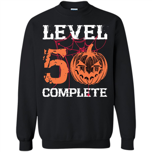 Halloween T-shirt Level 50 Complete Black
