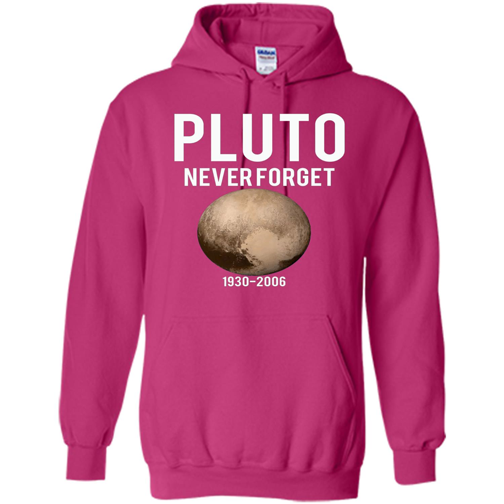 Funny Pluto Never Forget 1930-2006 T-shirt Heliconia