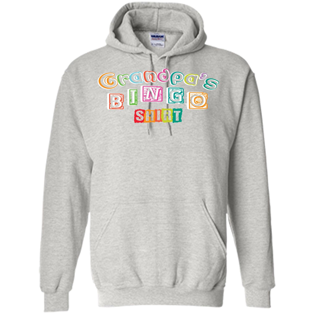 Papa T-shirt GrandpaŠ—Ès Bingo T-shirt Ash