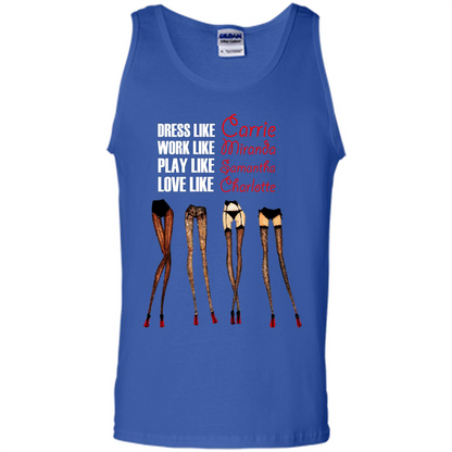 Lifestyle T-shirt Dress Like Carrie Work Like Miranda Play Like Samantha Love Like Charlott Royal