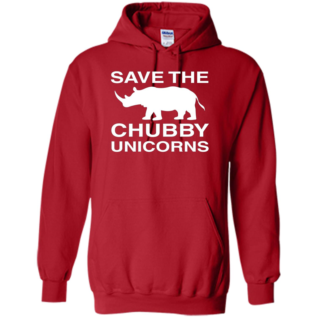 Save the Chubby Unicorns T Shirt For Men, Womens, and Kids Red