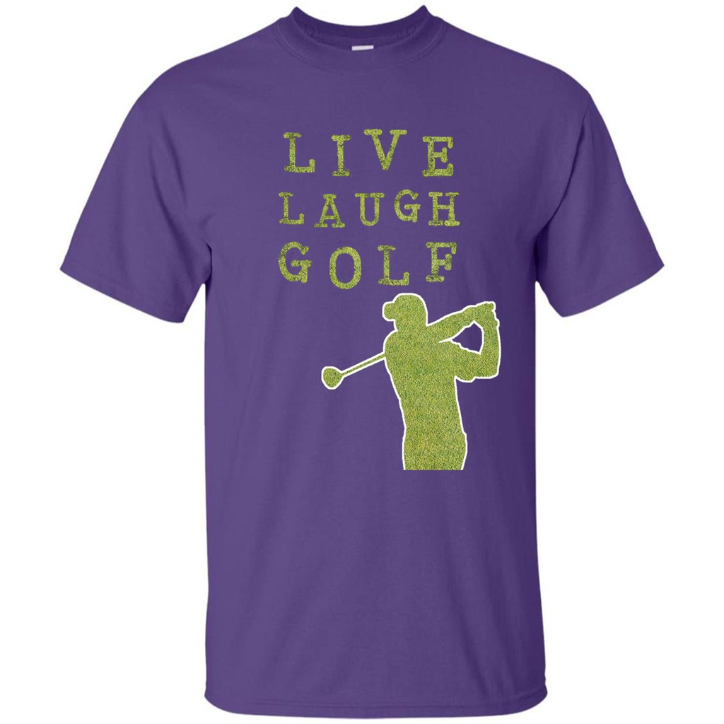 Love Golf T-shirt Live Laugh Golf T-shirt Purple