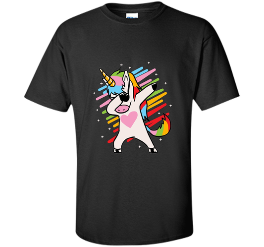 Dabbing Unicorn Shirt and Unicorn Dab T-Shirt shirt Black