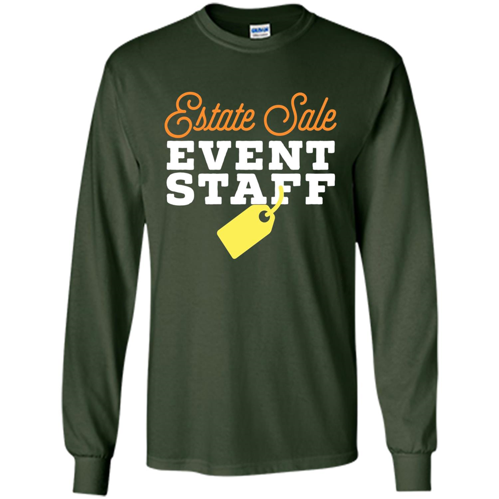 Estate Sale Event Staff T-shirt Forest Green