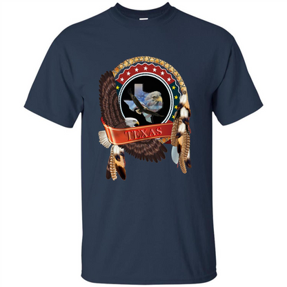 Dream Catcher Texas Art T-shirt Navy