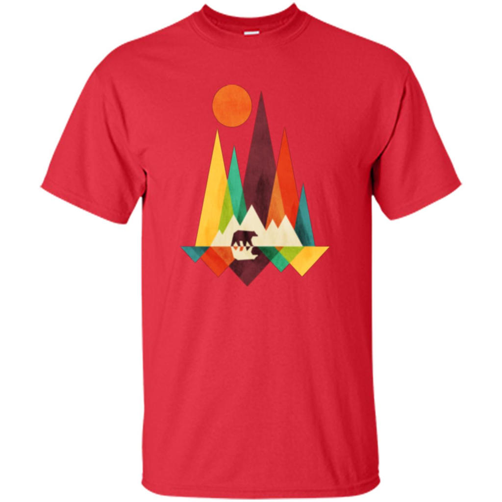 Mountain Bear T-shirt Red