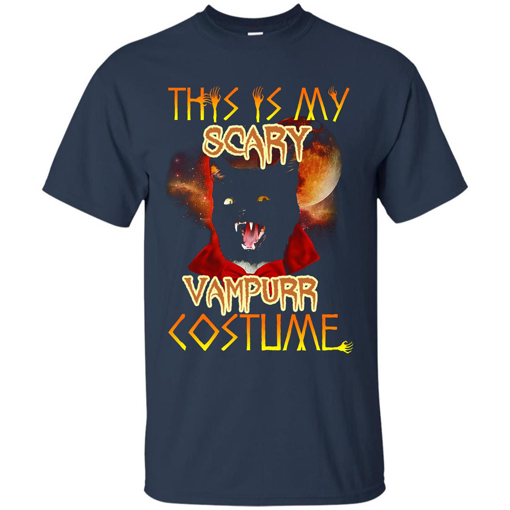 Halloween T-shirt This Is My Scary Vampurr Costume T-shirt