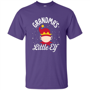 Grandma's Little Elf Christmas T-Shirt