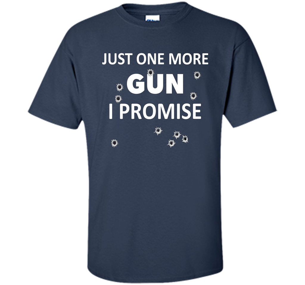 Gun Rights T-shirt Just One More Gun Navy