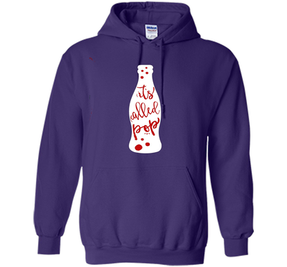 It's Called POP - funny debate handwritten style tshirt t-shirt Purple
