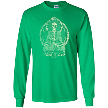 Starving Buddha - Weathered Halftone T-shirt Irish Green