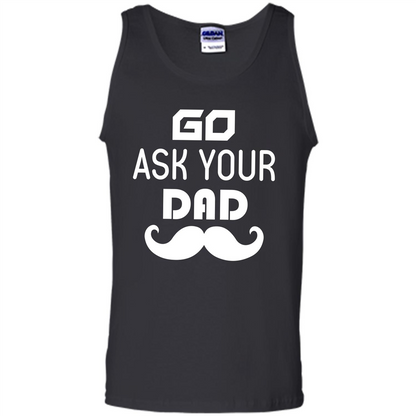 Mommy T-shirt Go Ask Your Dad Black