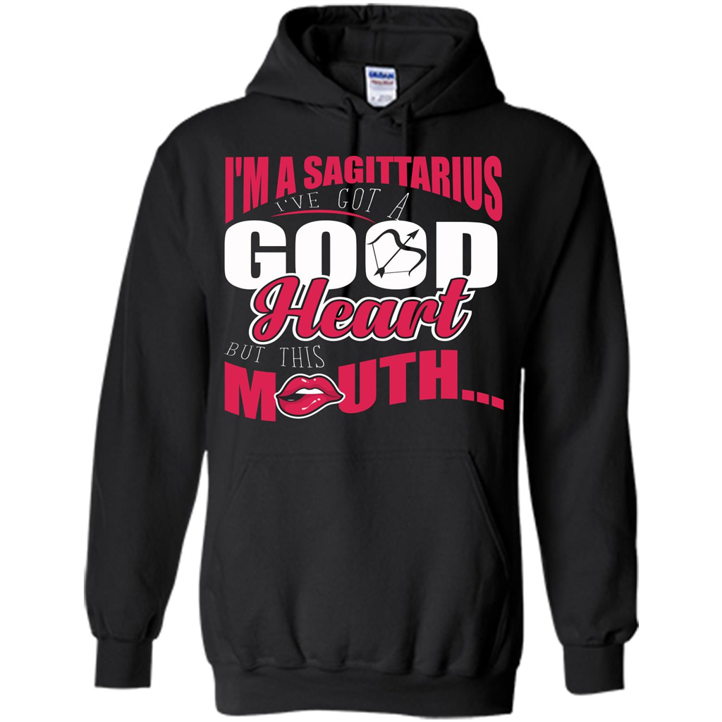 Sagittarius T-shirt Im A Sagittarius Ive Got A Good Heart Orange