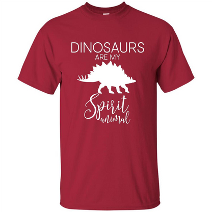 Dinosaur T-Shirt Dinosaurs Are My Spirit Animal Cardinal