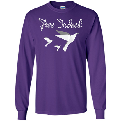 Free Indeed T-shirt Purple