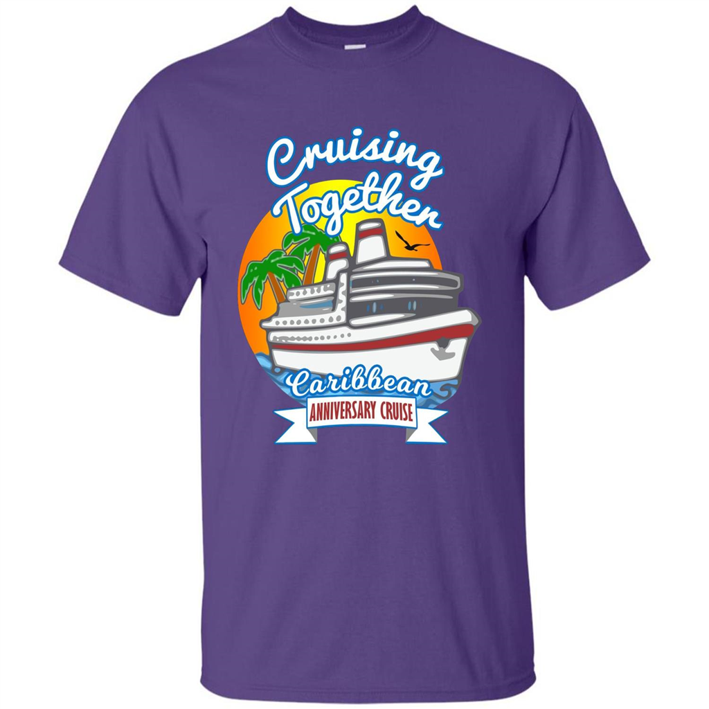 Cruising Together 2017 Anniversary Caribbean Cruise T-Shirt Purple