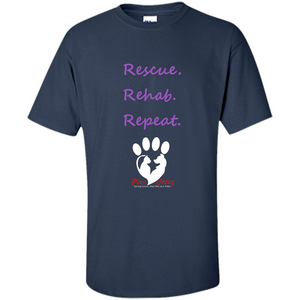 Rescue Rehab Repeat T-shirt