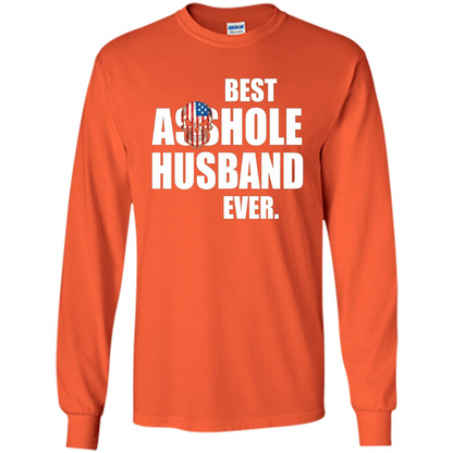 Best Asshole Husband Ever T-shirt Orange
