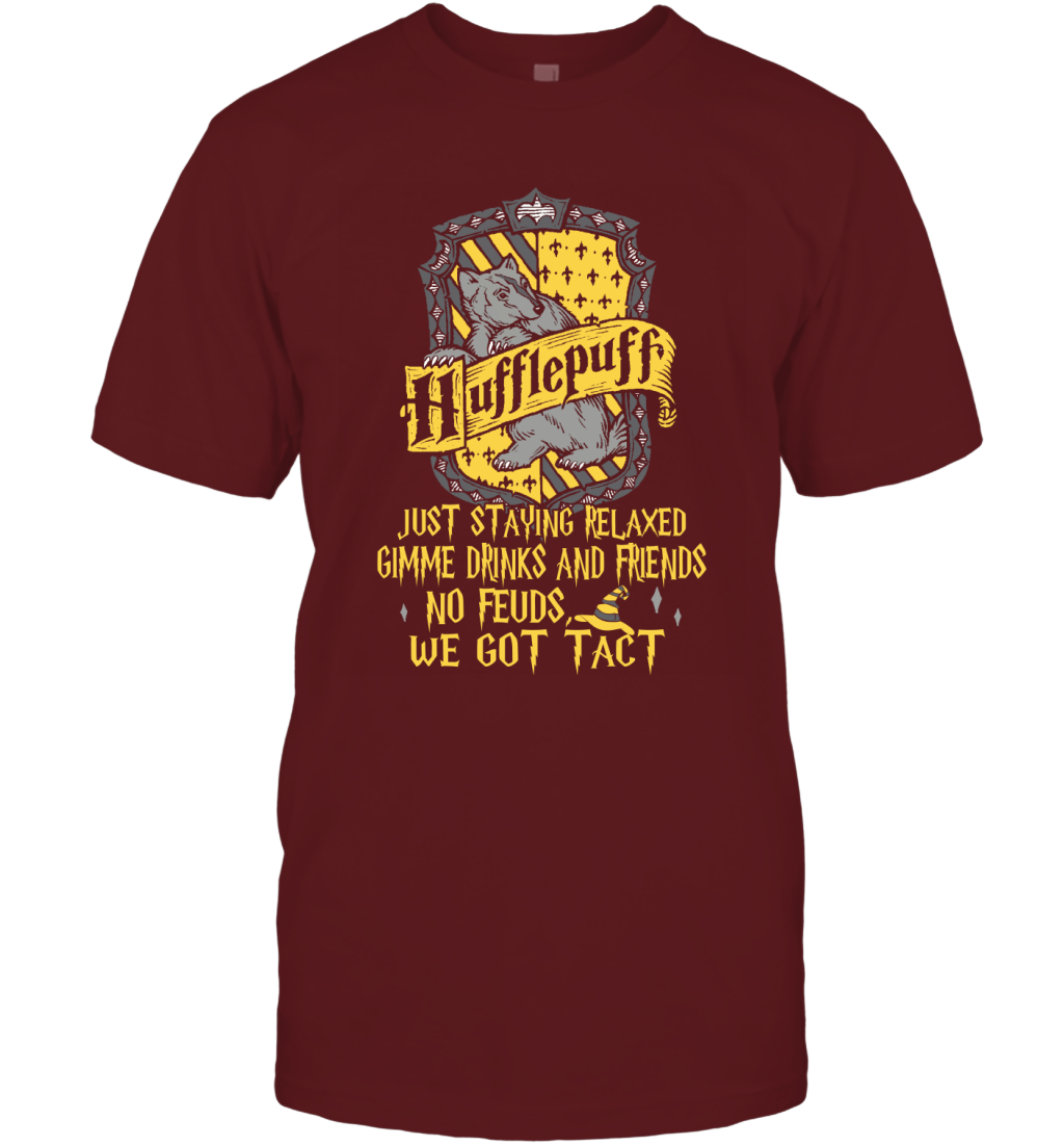 Harry Potter Quotes Hufflepuff T-Shirt T-Shirt Cardinal