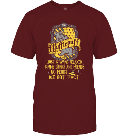 Harry Potter Quotes Hufflepuff T-Shirt T-Shirt Cardinal