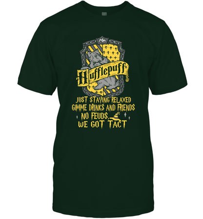 Harry Potter Quotes Hufflepuff T-Shirt T-Shirt Forest Green