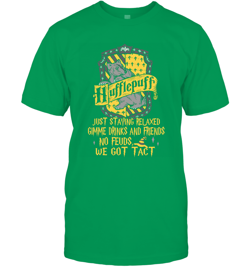 Harry Potter Quotes Hufflepuff T-Shirt T-Shirt Irish Green