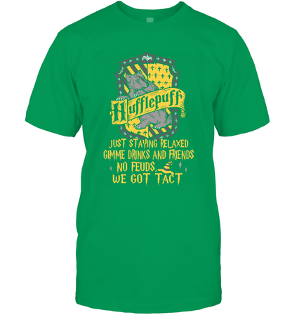 Harry Potter Quotes Hufflepuff T-Shirt T-Shirt Irish Green