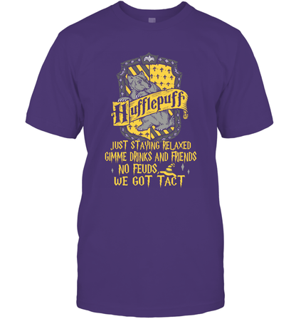 Harry Potter Quotes Hufflepuff T-Shirt T-Shirt Purple
