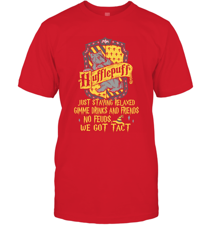 Harry Potter Quotes Hufflepuff T-Shirt T-Shirt Red