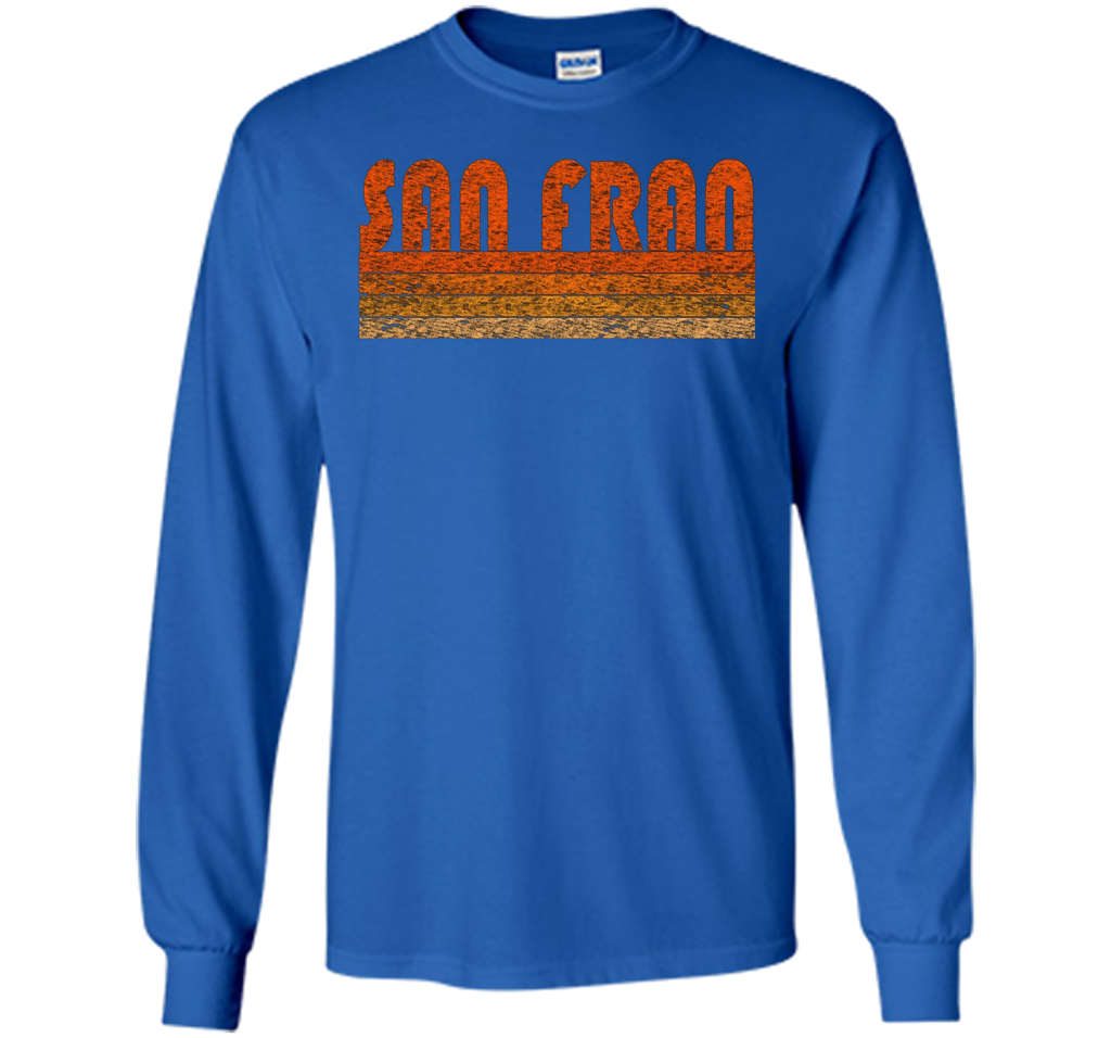 Vintage Retro San Francisco T-Shirt cool shirt Royal