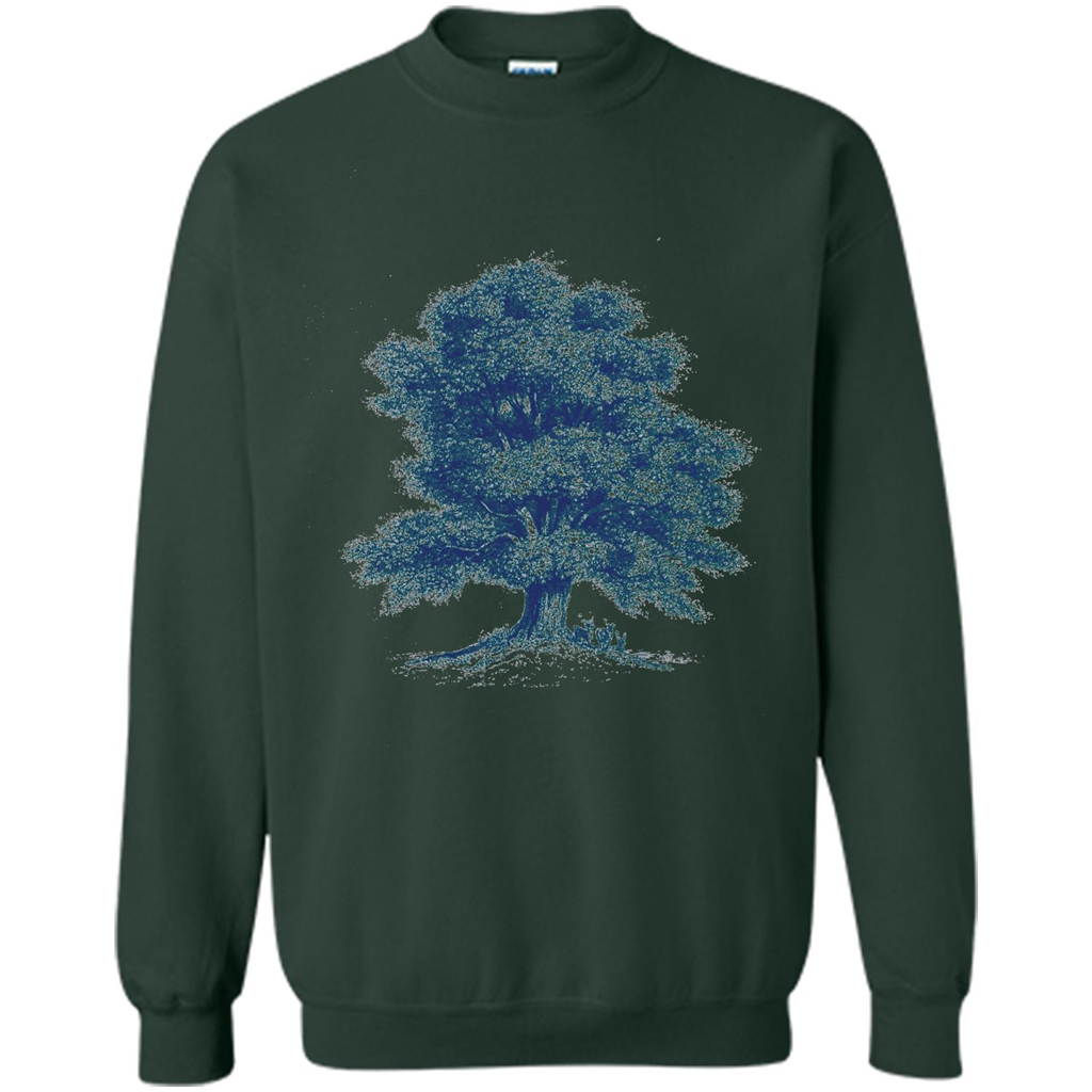 Maple Tree T-Shirt. Tree Natural Maple Tree T-shirt Forest Green