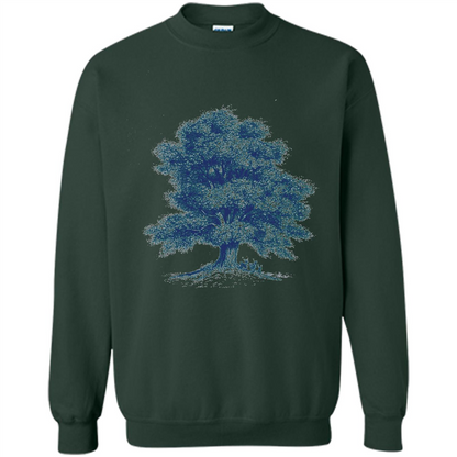 Maple Tree T-Shirt. Tree Natural Maple Tree T-shirt Forest Green