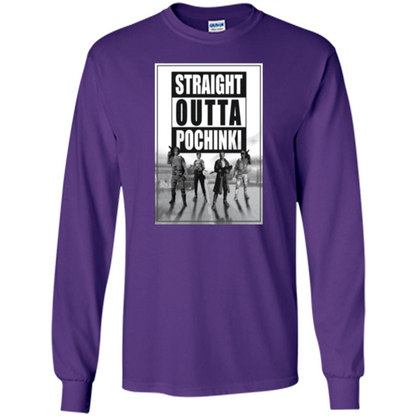 Straight Outta Pochinki T-shirt Purple