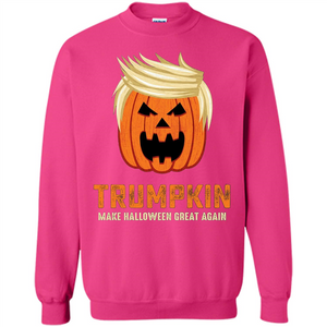 Halloween Trumpkin Funny T-Shirt Make Halloween Great Again