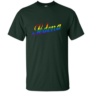 Sedona AZ Arizona LGBTQ Rainbow Flag T-shirt