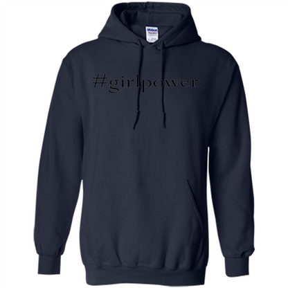 Hashtag Girl Power T-shirt Feminism Navy