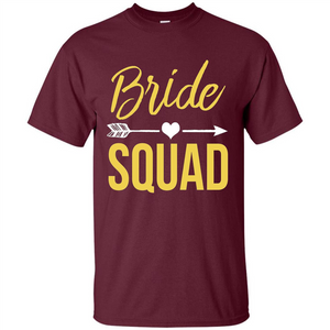 Bachelorette Party T-Shirts Bridesmaids Bride Squad T-Shirt