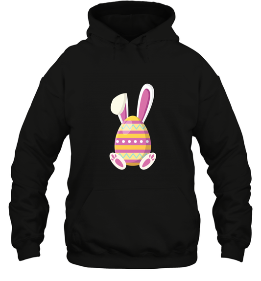 Easter Day Egg Rabbit Shirt Hoodie Black