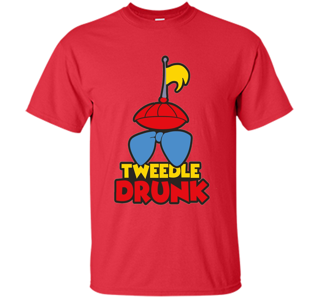 Drunk T-shirt Tweedle Drunk T-Shirt