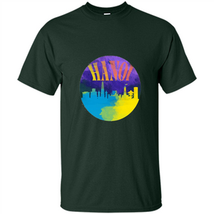 Love Vietnam T-shirt Hanoi Skyline Horizon Sunset