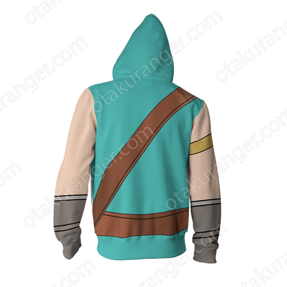 Hero (Dragon Quest VI) Cosplay Zip Up Hoodie Jacket