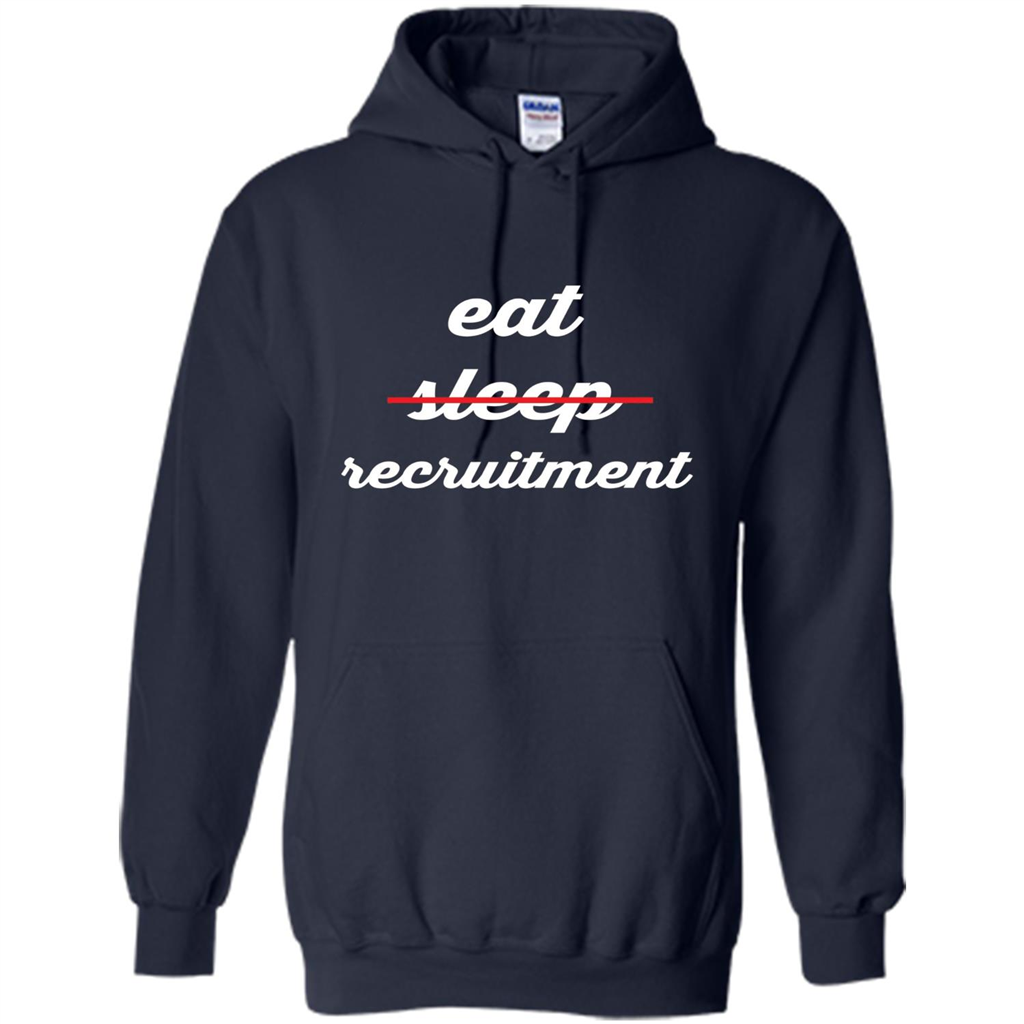 Eat Sleep Recruitment T-shirt Navy